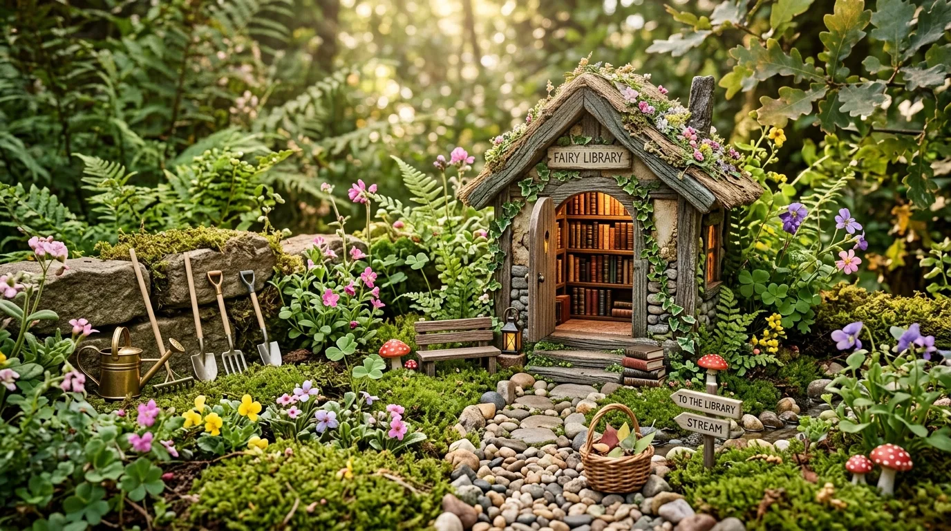 11 Large Fairy Garden Ideas for a Magical Touch